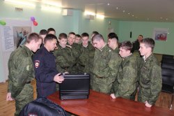 Лесосибирские кадеты познакомились с работой экспертов-криминалистов.